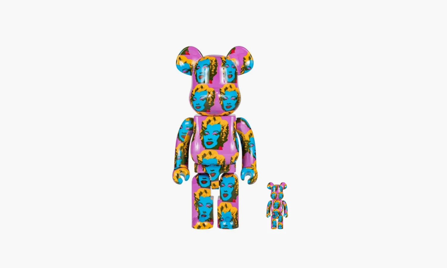 Bearbrick Andy Warhol Marilyn Monroe 100% And 400%