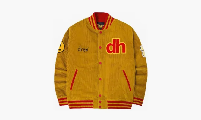 Одежда Drew House Corduroy Varsity Jacket «Brown» коричневый