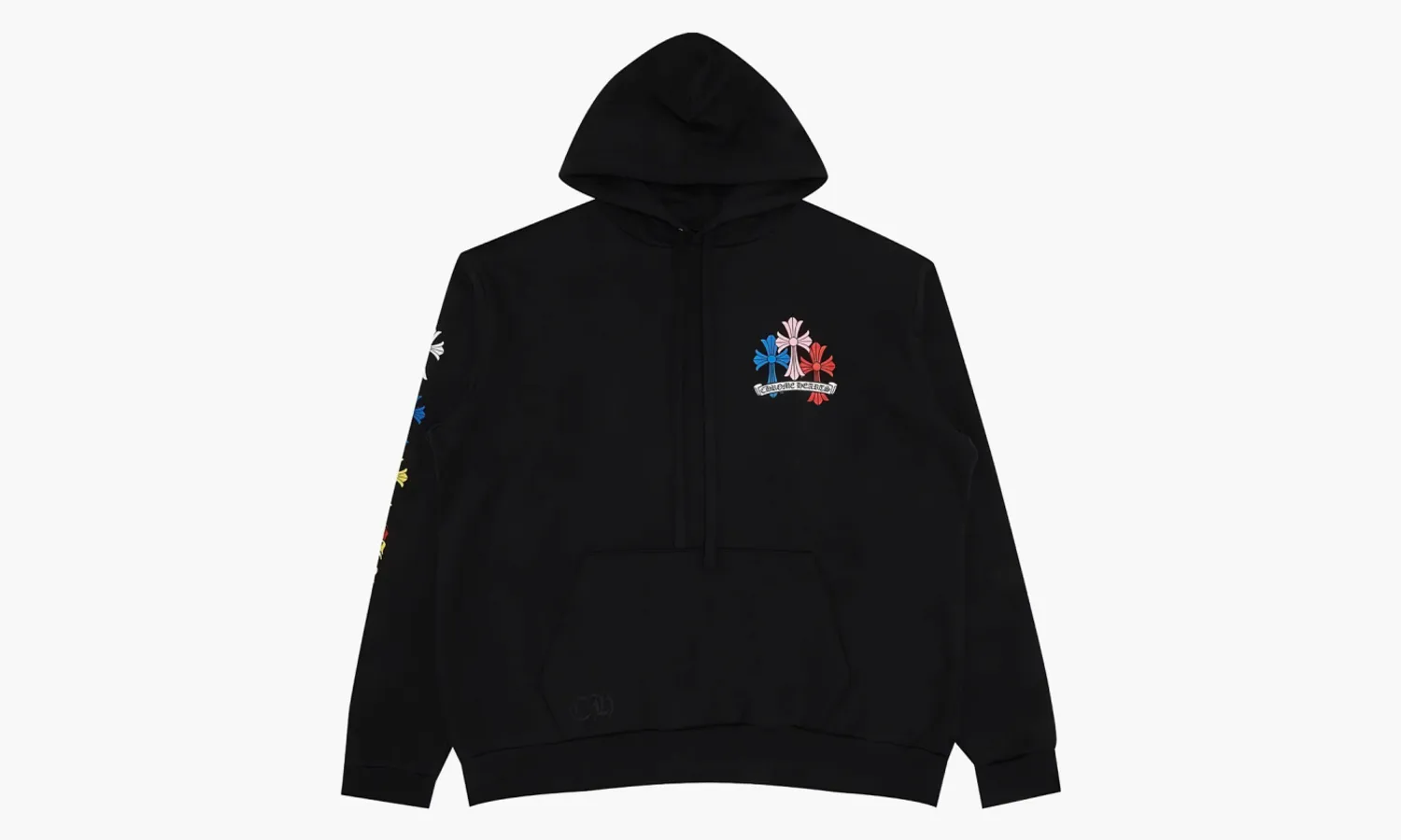 Chrome Hearts Multi Color Cross Cemetery Hoodie «Black»