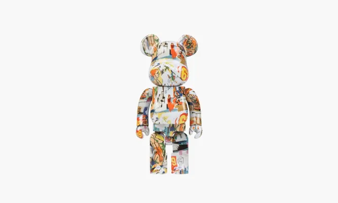 Аксессуары Bearbrick Andy Warhol X Jean Nichel Basquiat #4 400% разноцветный