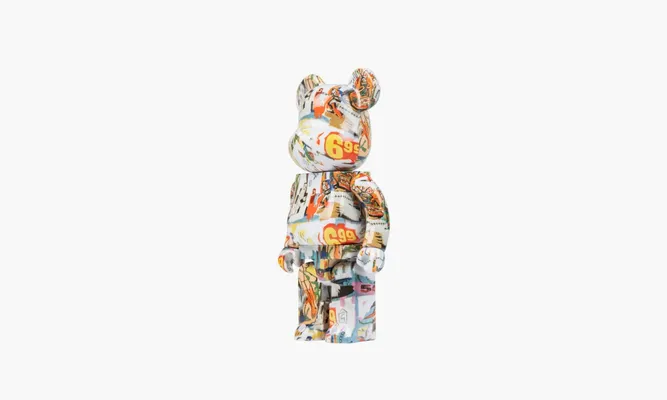Аксессуары Bearbrick Andy Warhol X Jean Nichel Basquiat #4 400% разноцветный