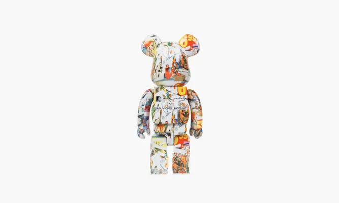 Аксессуары Bearbrick Andy Warhol X Jean Nichel Basquiat #4 400% разноцветный
