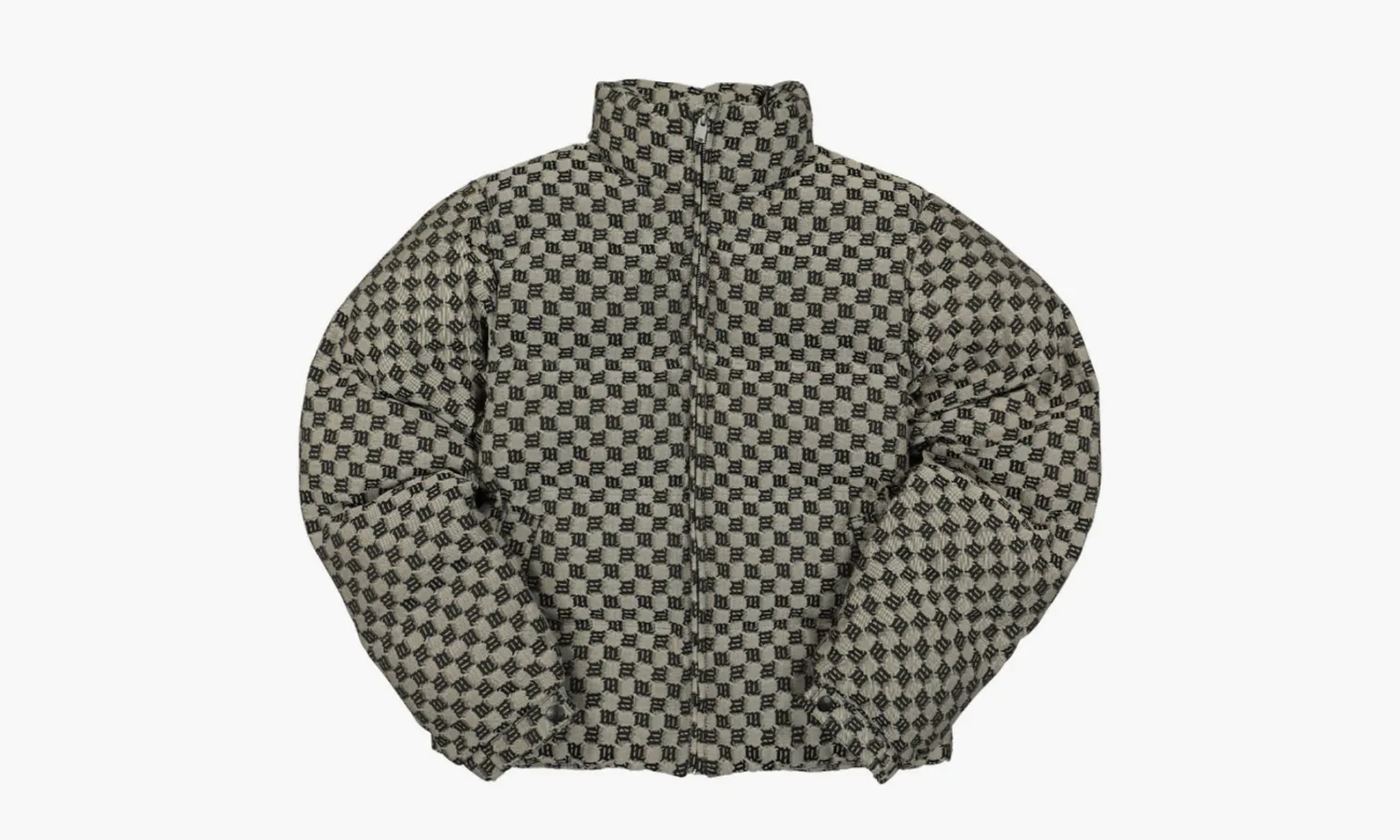 Misbhv Signature Jaquard Canvas Monogram Puffer