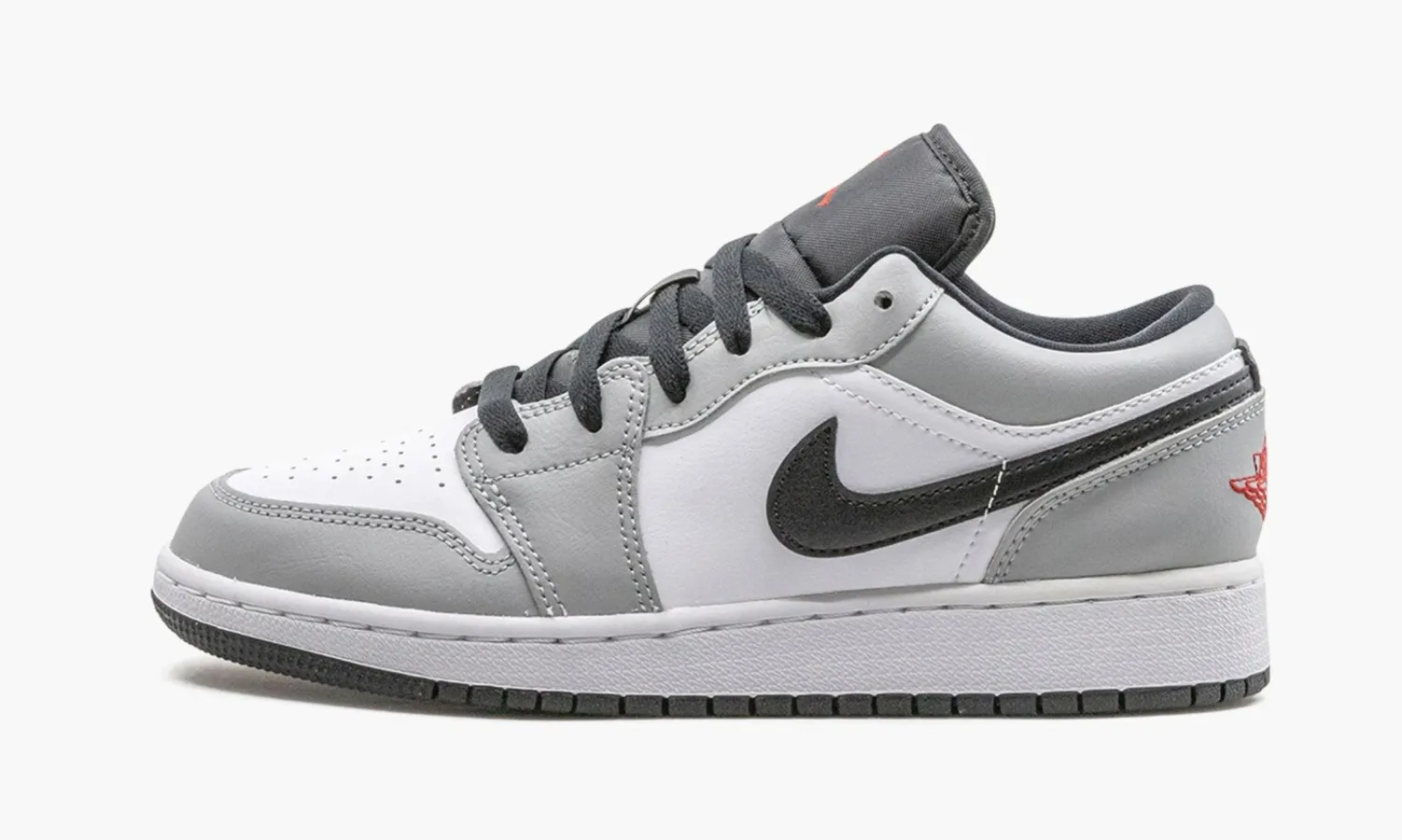 Air Jordan 1 Low GS «Light Smoke Grey»