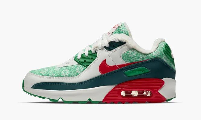 Кроссовки Nike Air Max 90 «Nordic Christmas 2020» зеленый