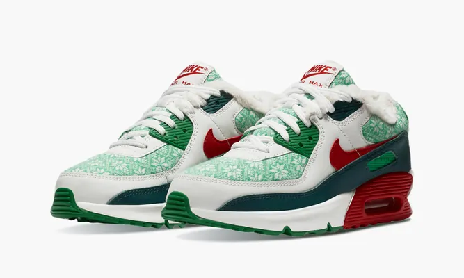 Кроссовки Nike Air Max 90 «Nordic Christmas 2020» зеленый