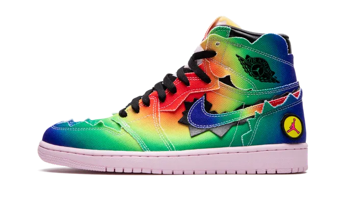 Кроссовки Air Jordan 1 High OG «J Balvin» разноцветный