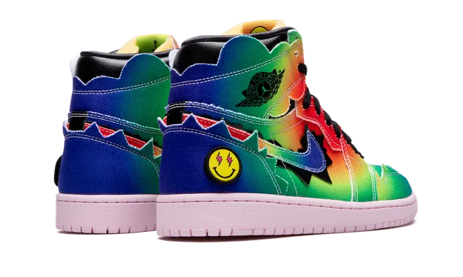 Кроссовки Air Jordan 1 High OG «J Balvin» разноцветный