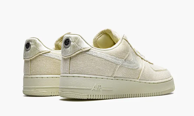 Кроссовки Nike Air Force 1 Low «Stussy - Fossil» кремовый