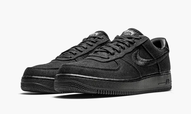 Кроссовки Nike Air Force 1 Low «Stussy - Black» черный