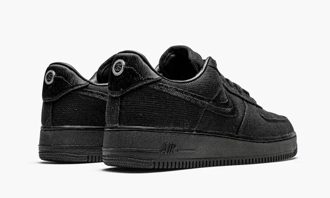 Кроссовки Nike Air Force 1 Low «Stussy - Black» черный