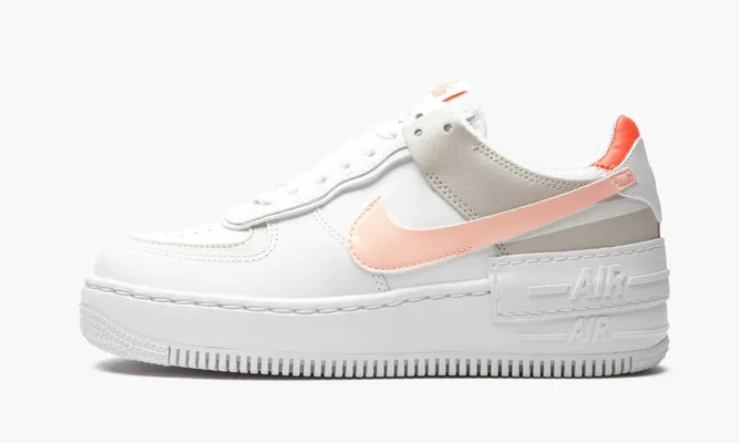 Кроссовки Nike Air Force 1 Low Shadow WMNS «Crimson Tint» белый