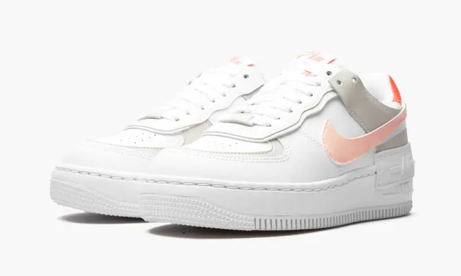 Кроссовки Nike Air Force 1 Low Shadow WMNS «Crimson Tint» белый