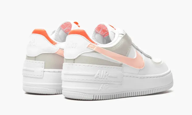 Кроссовки Nike Air Force 1 Low Shadow WMNS «Crimson Tint» белый
