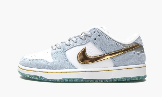 Для самых маленьких Nike SB Dunk Low PS «Sean Cliver - Holiday Special» Kids lightBlue