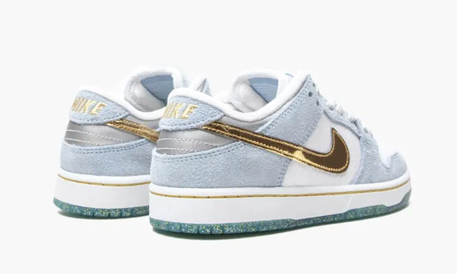 Для самых маленьких Nike SB Dunk Low PS «Sean Cliver - Holiday Special» Kids lightBlue