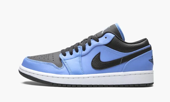 Кроссовки Air Jordan 1 Low «University Blue / Black» lightBlue