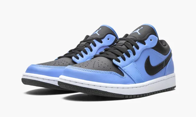 Кроссовки Air Jordan 1 Low «University Blue / Black» lightBlue