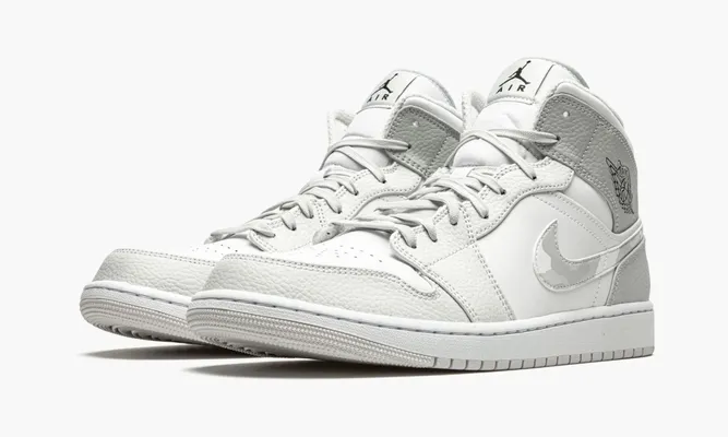 Кроссовки Air Jordan 1 Mid «White Camo» белый
