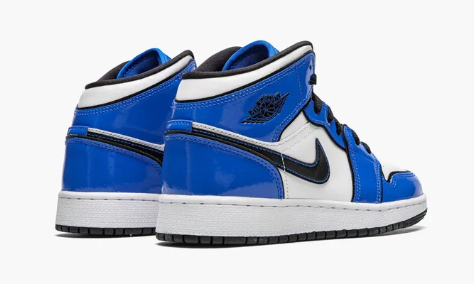Кроссовки Air Jordan 1 Mid SE GS «Signal Blue» синий