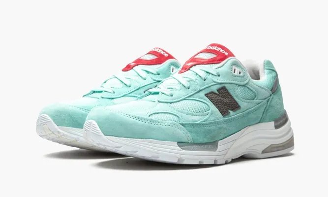 Кроссовки New Balance 992 «Kith Kithmas Teal» lightBlue