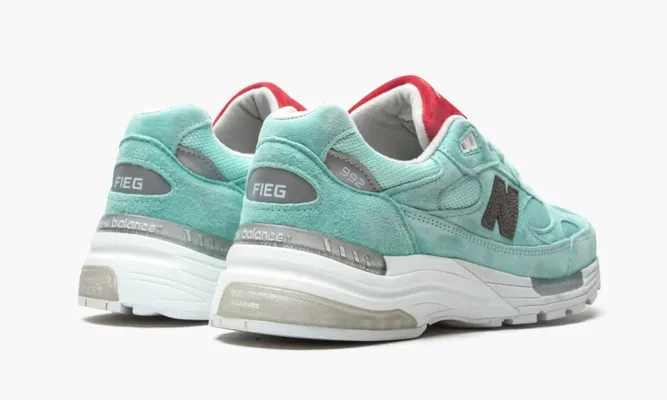 Кроссовки New Balance 992 «Kith Kithmas Teal» lightBlue