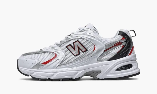 Кроссовки New Balance 530 «White Silver Red» белый