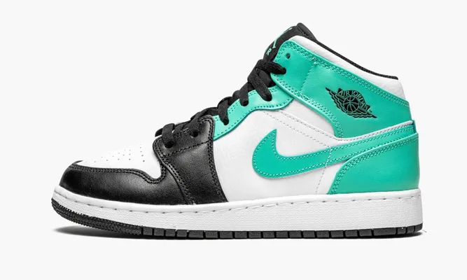 Кроссовки Air Jordan 1 Mid GS «Igloo» lightBlue
