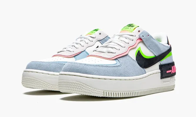 Кроссовки Nike Air Force 1 Low Shadow WMNS «Sunset Pulse» lightBlue