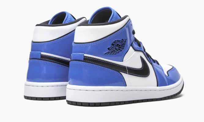 Кроссовки Air Jordan 1 Mid SE «Signal Blue» синий