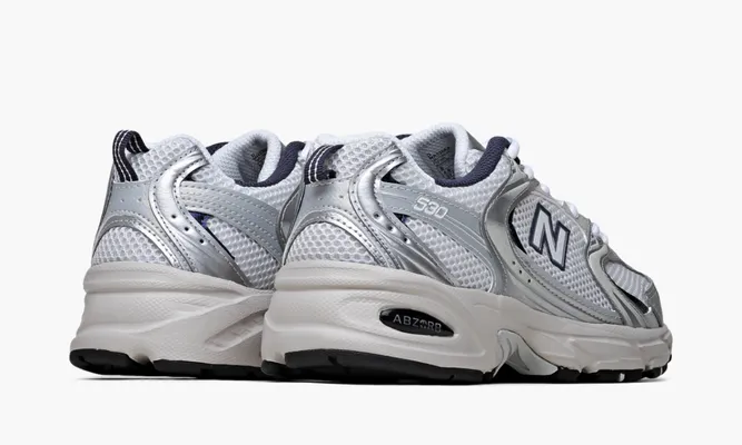 Кроссовки New Balance 530 «Steel Grey» белый,металлический