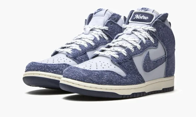 Кроссовки Nike Dunk High SP «Notre - Blue Void» белый