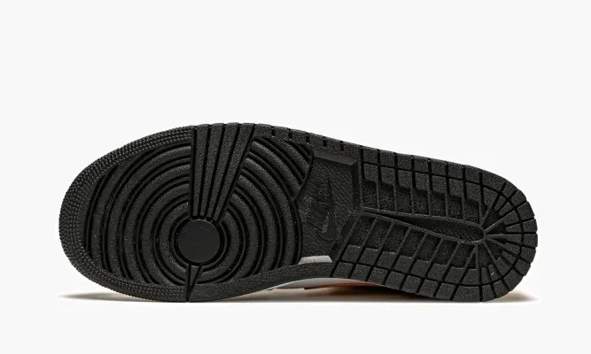 Кроссовки Air Jordan 1 Mid «University Gold» белый
