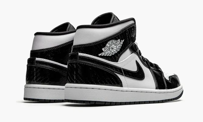 Кроссовки Air Jordan 1 Mid «Carbon Fiber All-star» черный