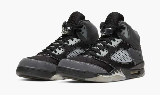 Кроссовки Air Jordan 5 Retro «Anthracite» черный