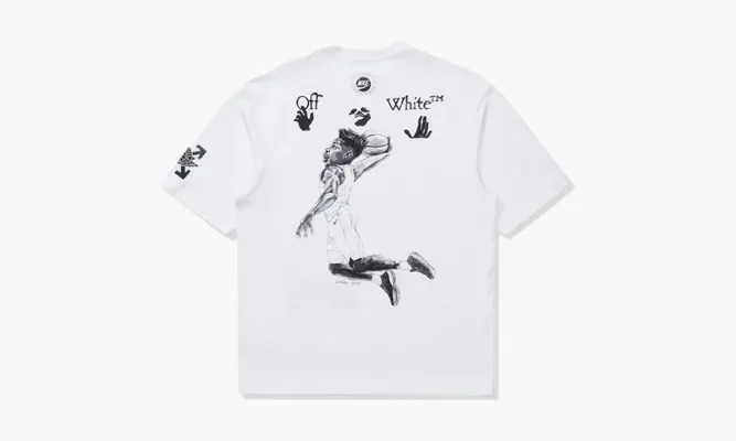 Одежда Off-white X Jordan T-shirt «White» белый