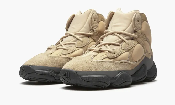 Кроссовки Yeezy 500 High «Shale Warm» бежевый