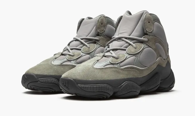 Кроссовки Yeezy 500 High «Mist Slate» серый