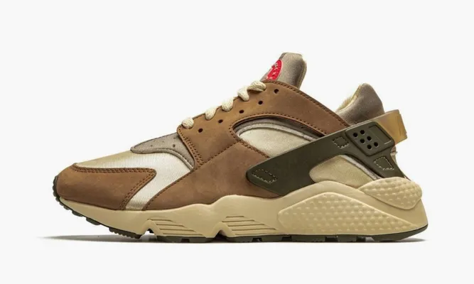 Кроссовки Nike Air Huarache «Stussy - Desert Oak» коричневый