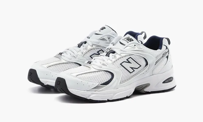 Кроссовки New Balance 530 «White Silver Navy» белый