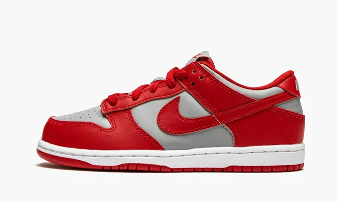 Для самых маленьких Nike Dunk Low PS «Unlv» Kids красный,серый