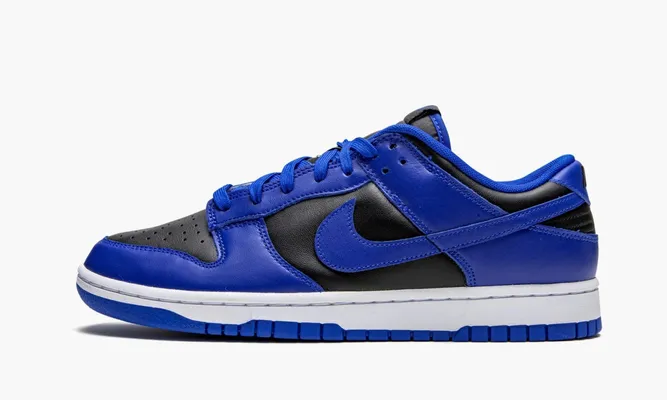 Кроссовки Nike Dunk Low Black «Hyper Cobalt» синий