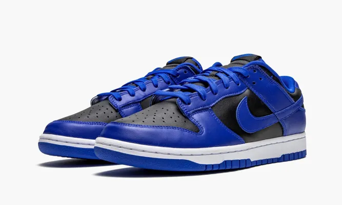 Кроссовки Nike Dunk Low Black «Hyper Cobalt» синий