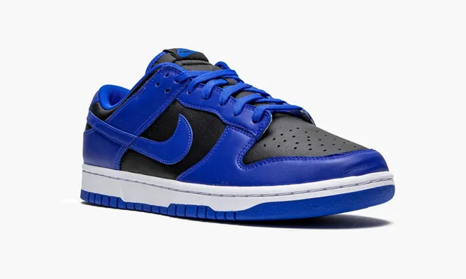 Кроссовки Nike Dunk Low Black «Hyper Cobalt» синий
