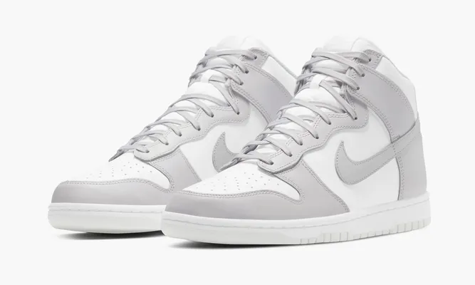 Кроссовки Nike Dunk High «Vast Grey» серый,белый