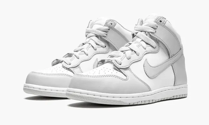 Для самых маленьких Nike Dunk High PS «Vast Grey» Kids серый,белый