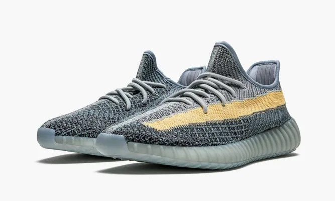 Кроссовки Yeezy Boost 350 V2 «Ash Blue» серый