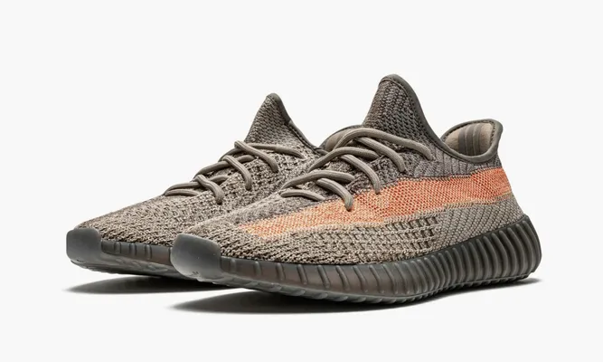 Кроссовки Yeezy Boost 350 V2 «Ash Stone» коричневый