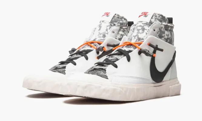 Кроссовки Nike Sacai Blazer Mid «Readymade White» белый