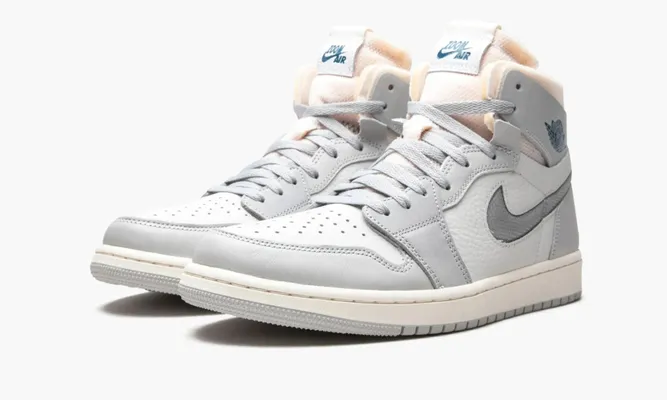 Кроссовки Jordan 1 High Zoom Air CMFT «London» серый